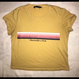 Abercrombie & Fitch Slightly Cropped Tee